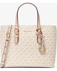 MICHAEL Michael Kors - Mk Quinn Small Signature Logo Convertible Crossbody Bag - Lyst