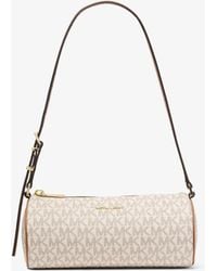 MICHAEL Michael Kors - Mk Izzy Small Signature Logo Barrel Pochette - Lyst
