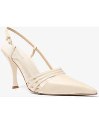MICHAEL Michael Kors - Mk Haisley Leather Slingback Pump - Lyst