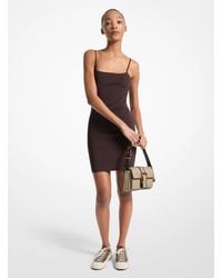 MICHAEL Michael Kors - Mk Stretch Knit Cami Dress - Lyst