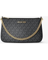 Michael Kors Outlet - Mk Set Regalo Pochette Con Logo Media E Porta Carte Di Credito - Lyst
