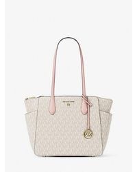 Michael Kors - Marilyn Medium Signature Logo Tote Bag - Lyst