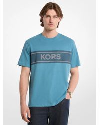 Michael Kors - Mk Cotton Jersey Logo T-Shirt - Lyst