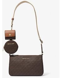 Michael Kors - Jet Set Logo Crossbody Bag With Case For Apple Airpods Pro - Lyst