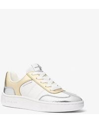 Michael Kors - Kai Mixed-Media Sneaker - Lyst
