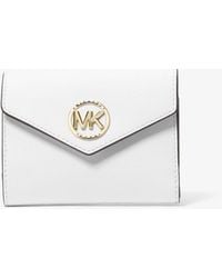 Michael Kors - Mk Carmen Medium Saffiano Leather Tri-Fold Envelope Wallet - Lyst