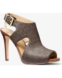 MICHAEL Michael Kors - Mk Harper Signature Logo Sandal - Lyst