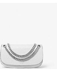 Michael Kors - Christie Mini Crocodile Embossed Leather Envelope Bag - Lyst