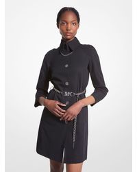 Michael Kors - Cotton Belted Trench Coat - Lyst