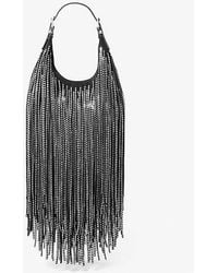 Michael Kors - Limited-Edition Nolita Small Studded Fringe Suede Hobo Shoulder Bag - Lyst