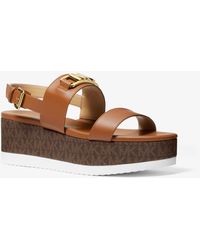garner studded leather flatform