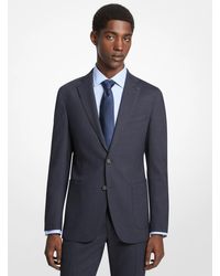Michael Kors - Mk Slim-Fit Wool Blend Flannel Blazer - Lyst