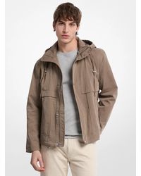 Michael Kors - Mk Nylon Twill Windbreaker Jacket - Lyst