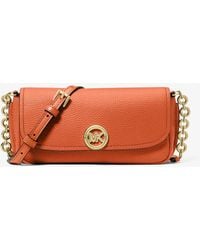 MICHAEL Michael Kors - Mk Nolita Small Pebbled Leather Crossbody Bag - Lyst