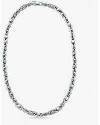 Michael Kors - Mk Astor Medium Precious Metal-Plated Brass Link Necklace - Lyst
