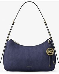 MICHAEL Michael Kors - Mk Nolita Medium Nubuck Convertible Shoulder Bag - Lyst
