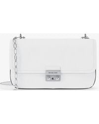 MICHAEL Michael Kors - Mk Tribeca Large Pebbled Leather Shoulder Bag - Lyst