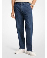 Michael Kors - Mk Finn Straight-Fit Stretch Denim Jeans - Lyst