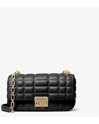 Michael Kors - Mk Tribeca Small Quilted Leather Shoulder Bag - Lyst