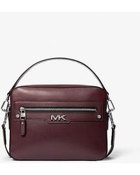 Michael Kors - Varick Leather Camera Bag - Lyst