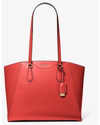 Michael Kors - Taryn Large Leather Tote Bag - Lyst