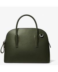 Michael Kors - Kaitlin Large Leather Dome Satchel - Lyst