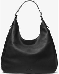 Michael Kors - Mk Nolita Large Pebbled Leather Hobo Shoulder Bag - Lyst