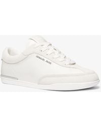 MICHAEL Michael Kors - Mk Nolan Suede And Leather Trainers - Lyst