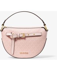 emilia medium logo shoulder bag