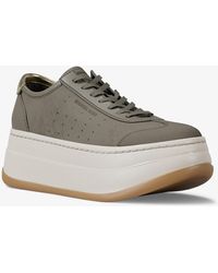MICHAEL Michael Kors - Mk Basket Hayes En Cuir À Semelle Compensée - Lyst