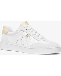 MICHAEL Michael Kors - Mk Scotty Leather Trainers - Lyst