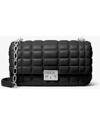MICHAEL Michael Kors - Mk Tribeca Large Quilted Leather Shoulder Bag - Lyst