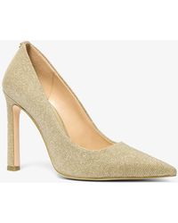MICHAEL Michael Kors - Mk Amara Glitter Chain Mesh Mid Pump - Lyst