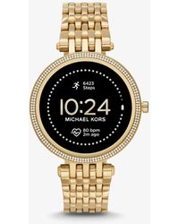 Montre connectée Gen 5 Lexington dorée Michael Kors en coloris Métallisé -  Lyst