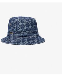 Michael Kors - Empire Logo Jacquard Denim Bucket Hat - Lyst