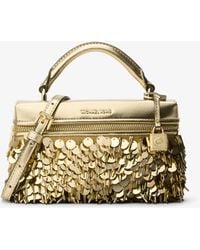 MICHAEL Michael Kors - Mk Jana Extra-Small Sequined Embellished Crossbody Bag - Lyst