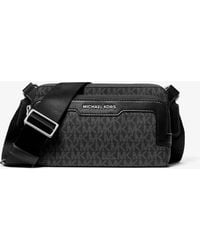 Michael Kors - Mk Hudson Signature Logo Crossbody Bag - Lyst