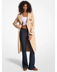 MICHAEL Michael Kors - Mk Woven Trench Coat - Lyst