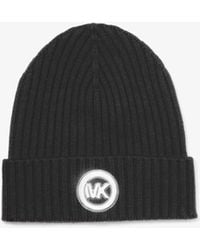 MICHAEL Michael Kors - Ribbed Wool Beanie - Lyst