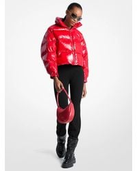 MICHAEL Michael Kors - Mk Nylon Ciré Puffer Jacket - Lyst