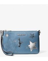 Michael Kors - Jet Set Small Printed Wristlet - Lyst