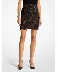 Michael Kors - Lace Miniskirt - Lyst