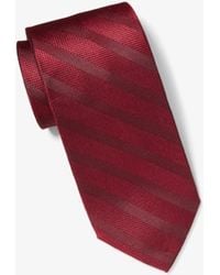 Michael Kors - Mk Striped Silk Tie - Lyst