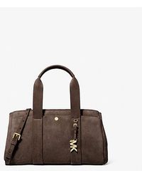 Michael Kors - Romee Small Suede Satchel - Lyst