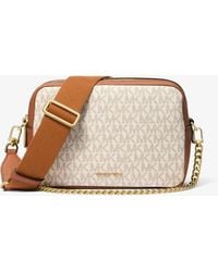 MICHAEL Michael Kors - Bryant Medium Signature Logo Camera Crossbody Bag - Lyst