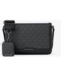 Michael Kors - Hudson Mini Signature Logo Crossbody Bag With Airpod Case For Apple Airpods Pro - Lyst