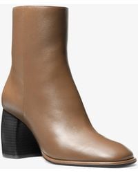 MICHAEL Michael Kors - Maude Leather Boot - Lyst