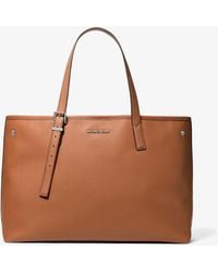 Michael Kors - Mk Hudson Medium Pebbled Leather Everyday Tote Bag - Lyst