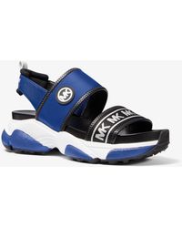 Michael Kors Sandalia Deportiva Rooney De Neopreno - Azul