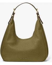 MICHAEL Michael Kors - Mk Nolita Small Pebbled Leather Hobo Shoulder Bag - Lyst